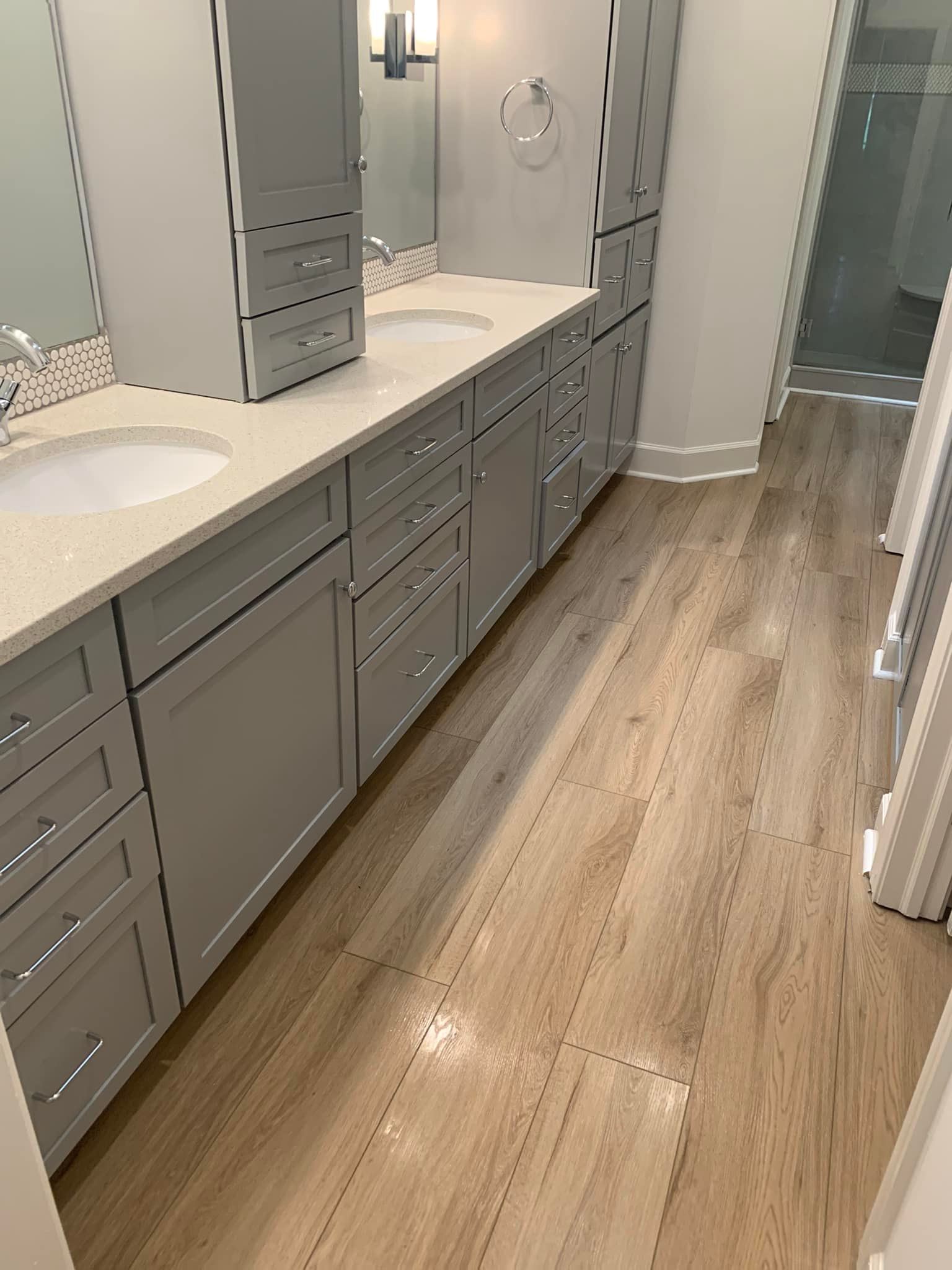 Real bathroom cleaned by our crew