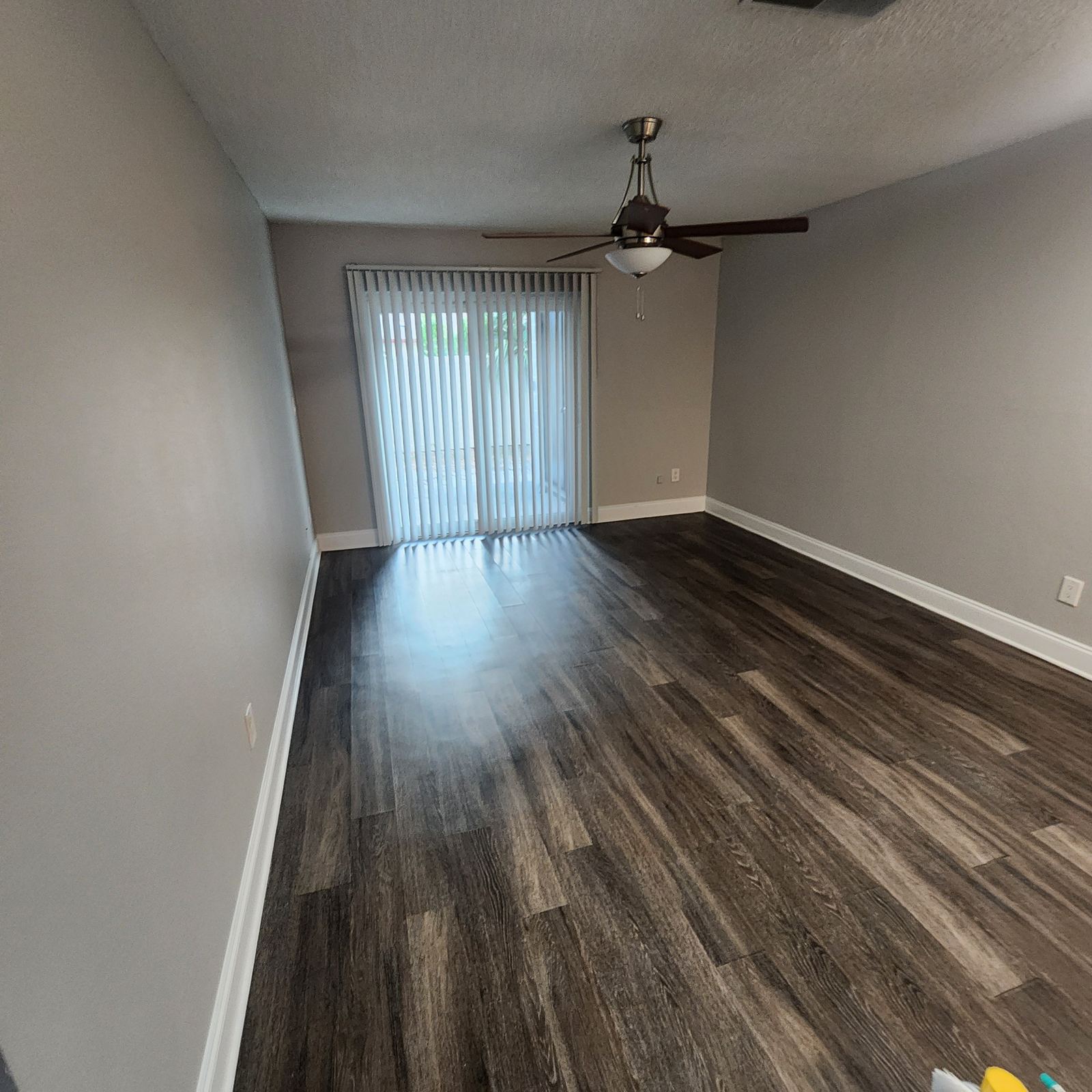 Living room after a one-time cleaning visit